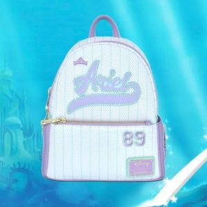 Loungefly Disney The Little Mermaid Team Ariel Jersey Cosplay Mini Backpack